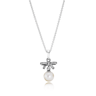 Pandora Delicate Sentiments, White Pearl & Clear CZ