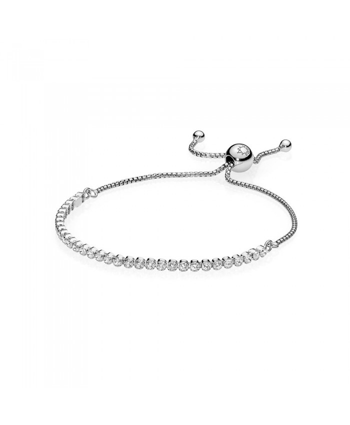 Pandora Sparkling Strand Bracelet, Clear CZ