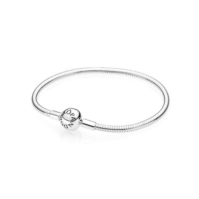 Pandora Smooth Silver Clasp Bracelet