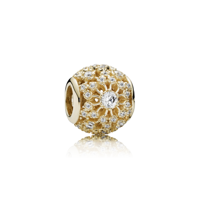 Pandora Inner Radiance, Clear CZ & 14K Gold