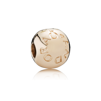 Pandora Loving PANDORA Logo Charm Clip, PANDORA Rose™