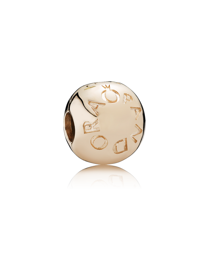 Pandora Loving PANDORA Logo Charm Clip, PANDORA Rose™