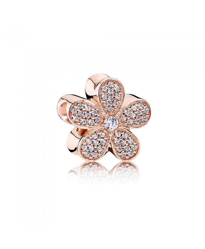 Pandora Dazzling Daisy, PANDORA Rose™ & Clear CZ