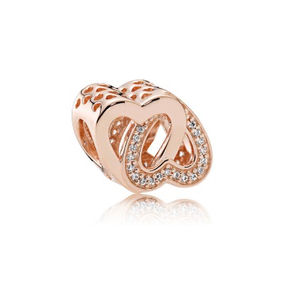 Pandora Entwined Love, PANDORA Rose™ & Clear CZ