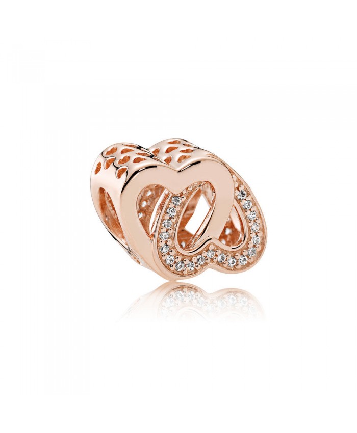 Pandora Entwined Love, PANDORA Rose™ & Clear CZ