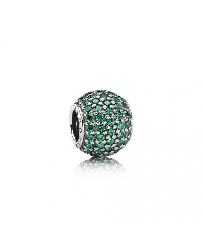 Pandora Pavé Lights, Dark Green CZ