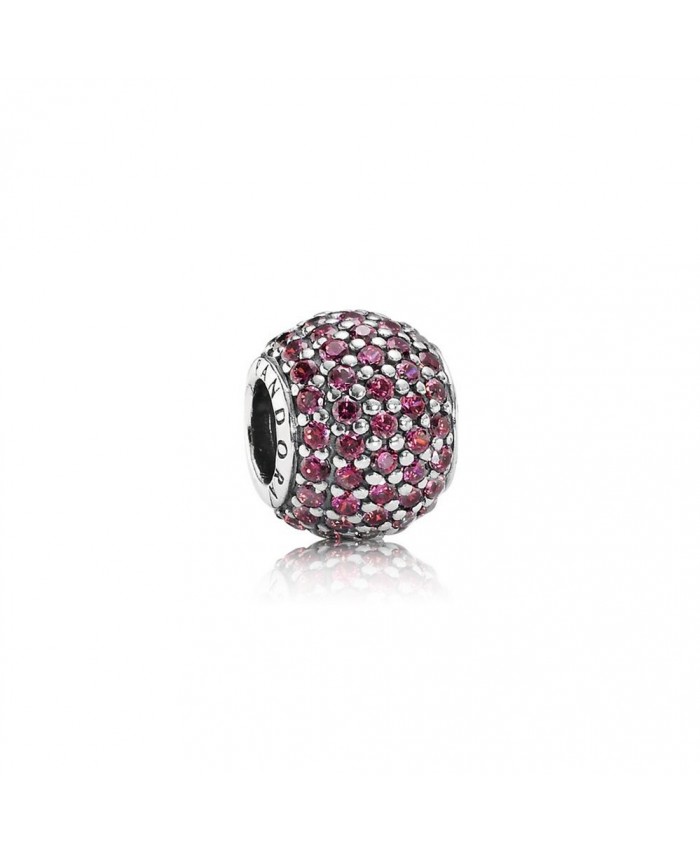 Pandora Pavé Lights, Red CZ