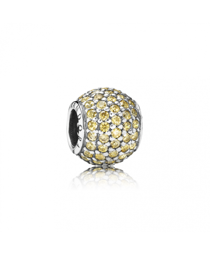 Pandora Pavé Lights, Fancy Golden-Colored CZ