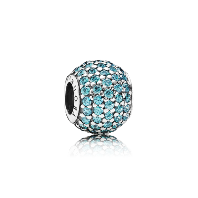 Pandora Pavé Lights, Teal CZ