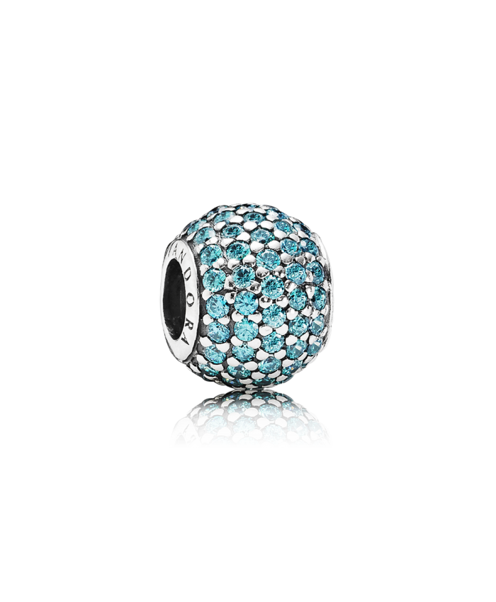 Pandora Pavé Lights, Teal CZ