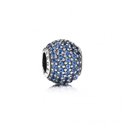 Pandora Pavé Lights, Blue Crystal