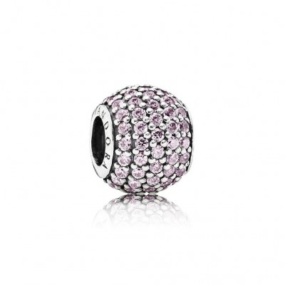 Pandora Pavé Lights, Pink CZ