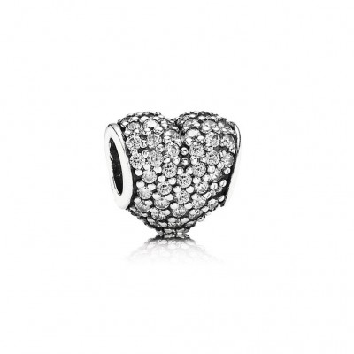 Pandora Pavé Heart, Clear CZ