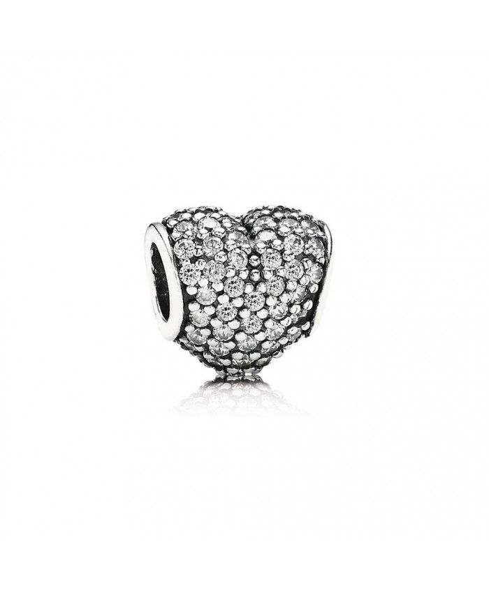 Pandora Pavé Heart, Clear CZ