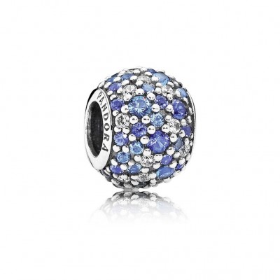 Pandora Sky Mosaic Pavé, Mixed Blue Crystals & Clear CZ