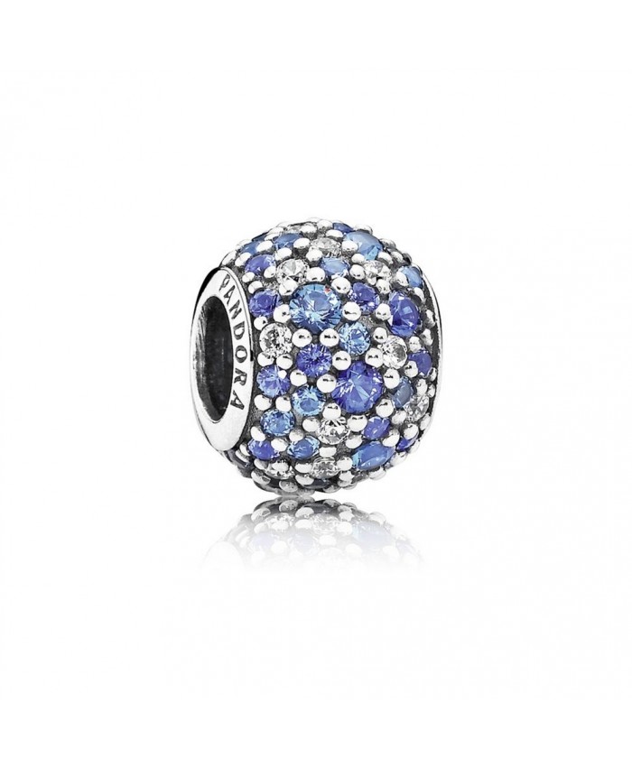 Pandora Sky Mosaic Pavé, Mixed Blue Crystals & Clear CZ