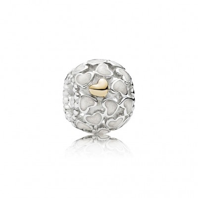 Pandora Abundance of Love Charm, Silver Enamel