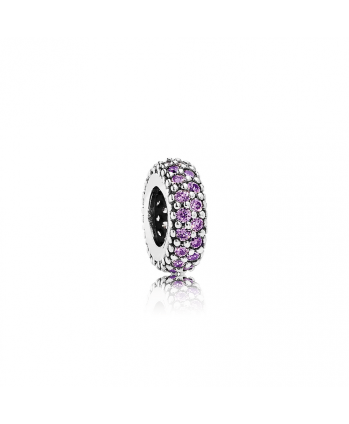 Pandora Inspiration Within Spacer, Purple CZ