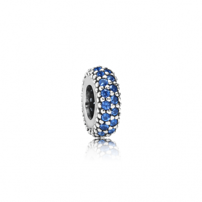 Pandora Inspiration Within Spacer, Blue Crystal