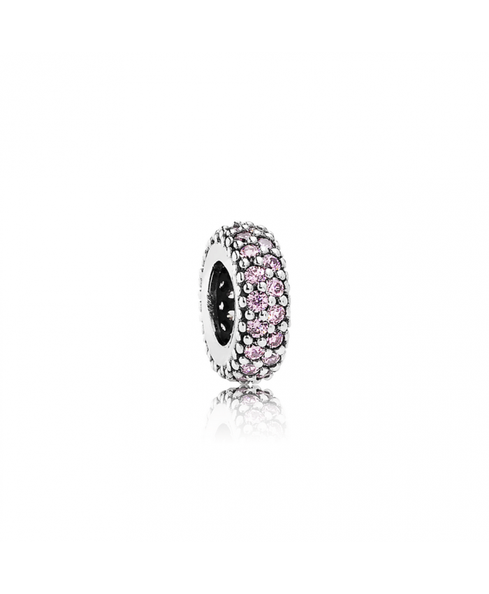 Pandora Inspiration Within Spacer, Pink CZ