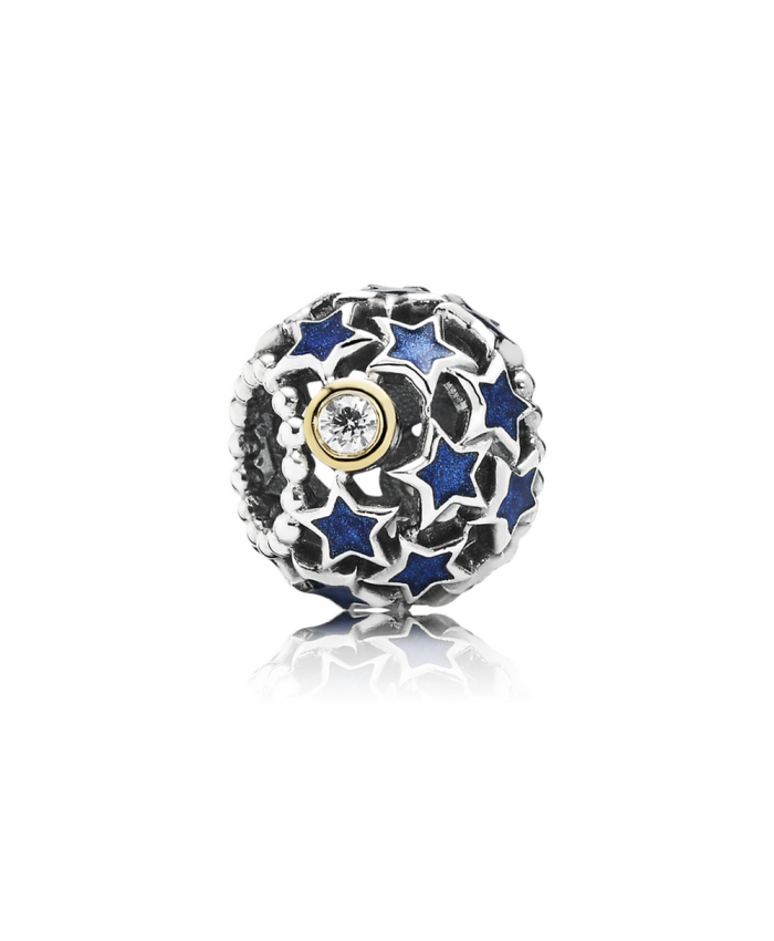 Pandora Night Sky, Blue Enamel & Clear CZ