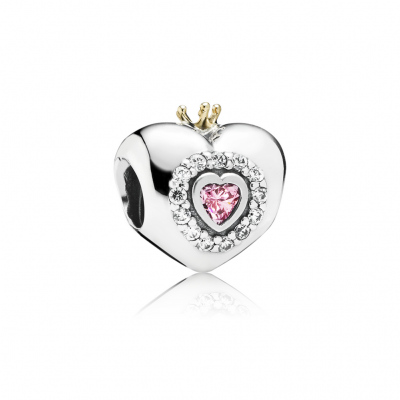 Pandora Princess Heart, Pink CZ