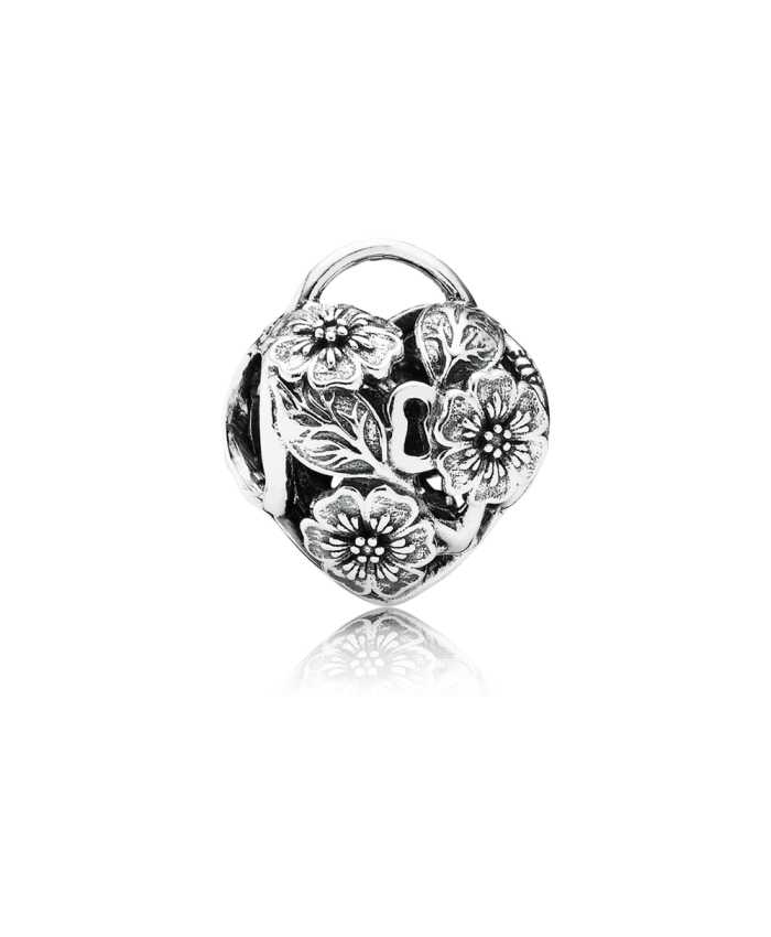 Pandora Floral Heart Padlock