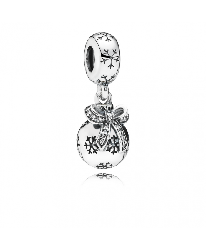 Pandora Christmas Ornament, Clear CZ