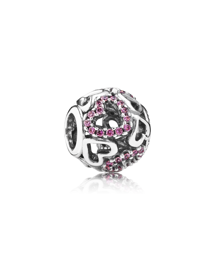 Pandora Falling In Love, Fancy Pink CZ