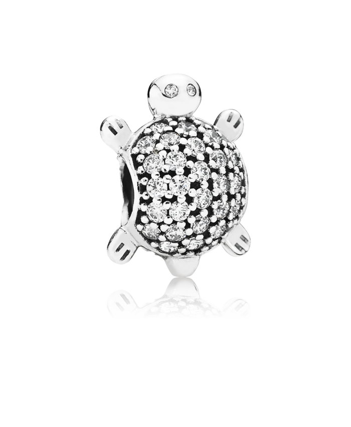 Pandora Sea Turtle, Clear CZ