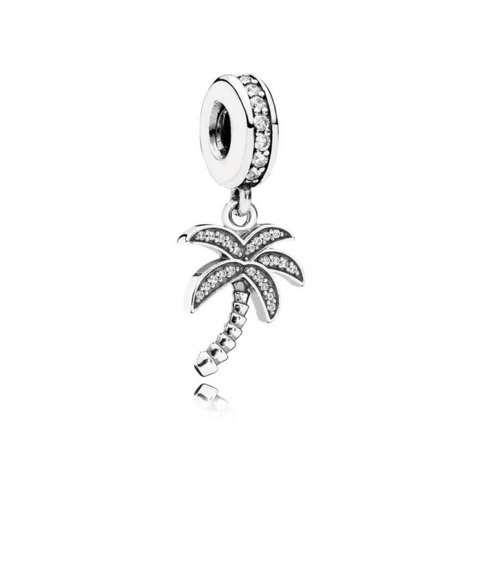 Pandora Sparkling Palm Tree, Clear CZ