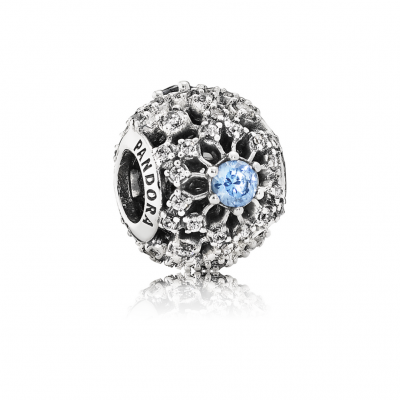 Pandora Disney Cinderella's Wish Charm with Blue Zirconia