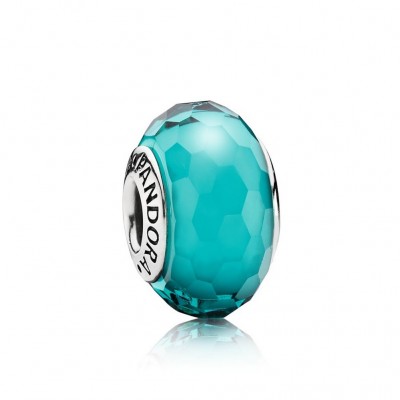 Pandora Fascinating Teal, Murano Glass