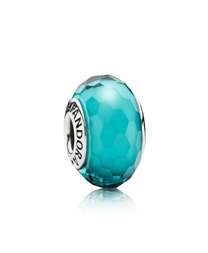 Pandora Fascinating Teal, Murano Glass