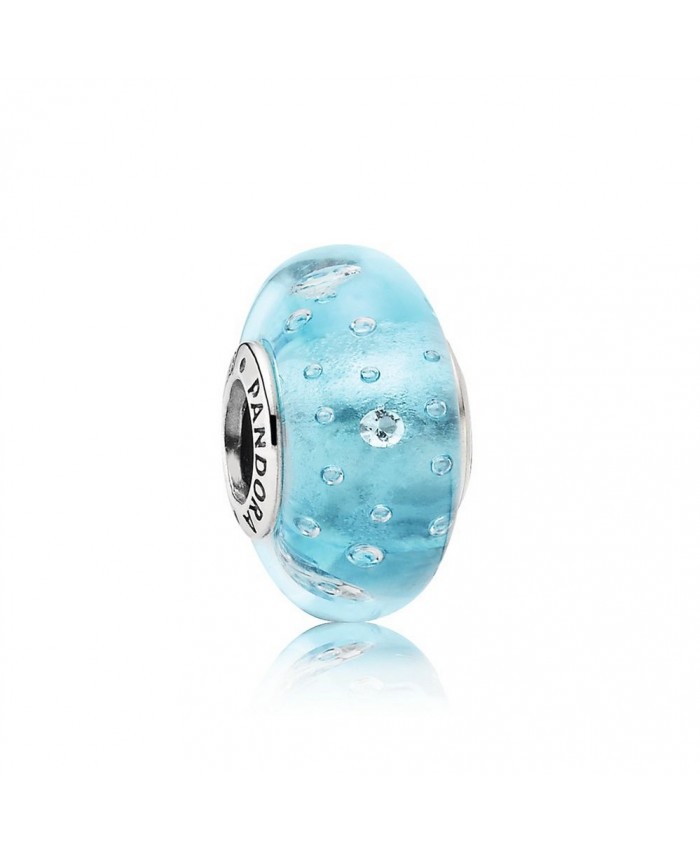 Pandora Blue Effervescence, Clear CZ