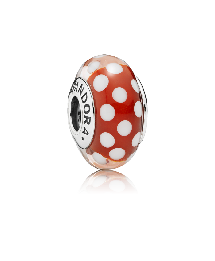 Pandora Disney, Minnie's Signature Look Murano Glass