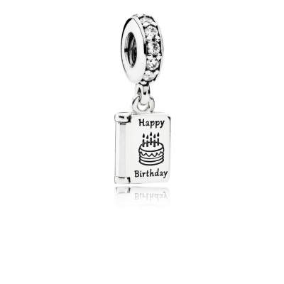 Pandora Birthday Wishes, Clear CZ