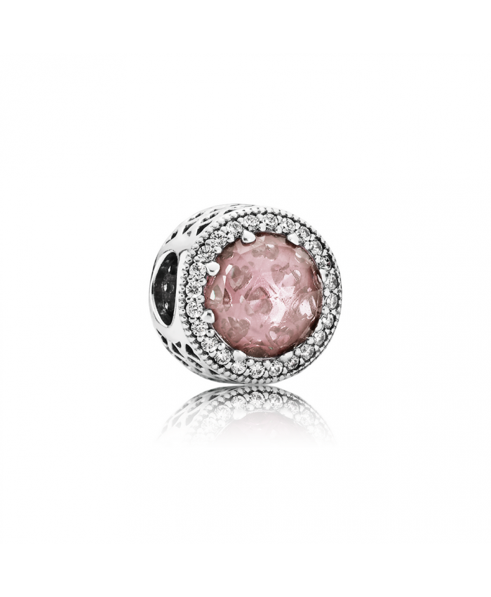 Pandora Radiant Hearts, Blush Pink Crystal & Clear CZ