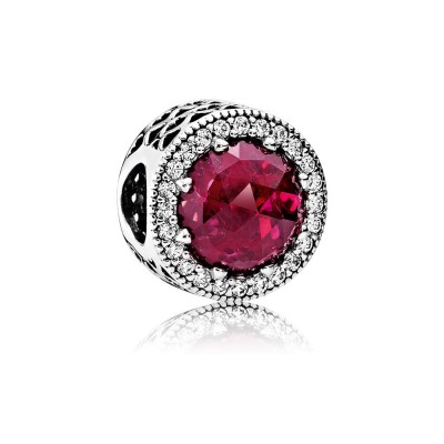 Pandora Radiant Hearts, Cerise Crystal & Clear CZ