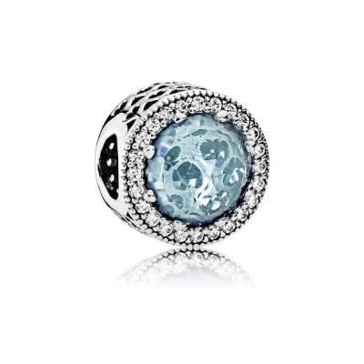 Pandora Radiant Hearts, Glacier-Blue Crystals & Clear CZ