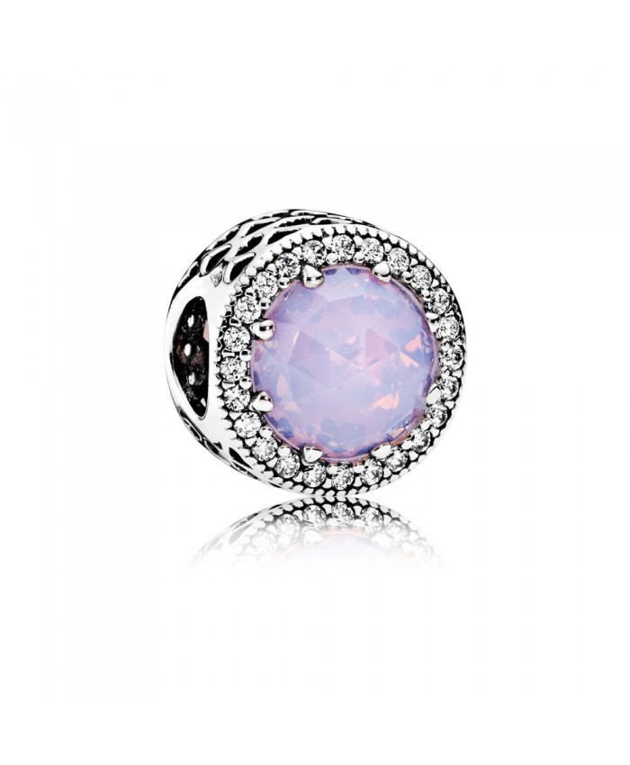 Pandora Radiant Hearts, Opalescent Pink Crystal & Clear CZ