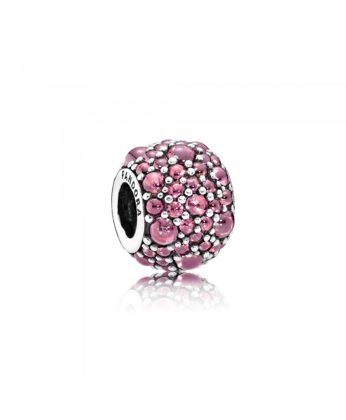 Pandora Shimmering Droplet, Honeysuckle Pink CZ