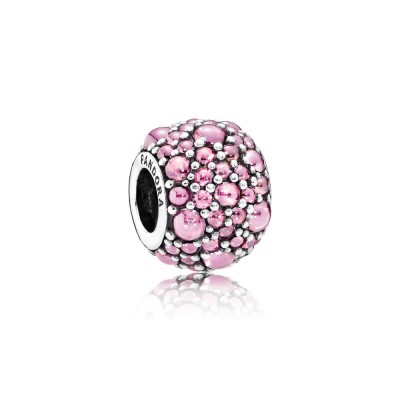 Pandora Shimmering Droplets, Pink CZ