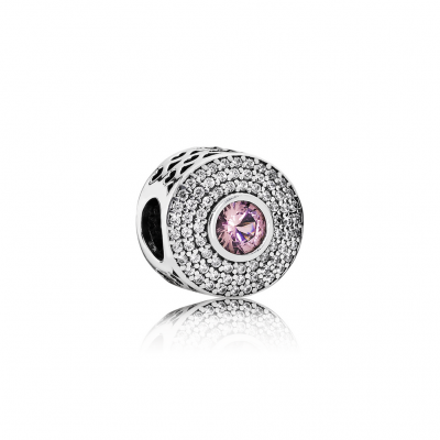 Pandora Radiant Splendor, Blush Pink Crystal & Clear CZ