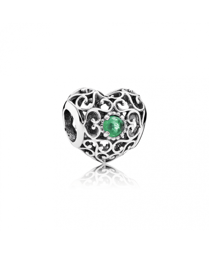 Pandora May Signature Heart, Royal Green Crystal