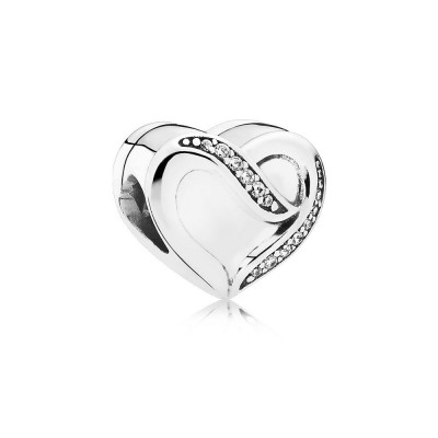 Pandora Ribbon of Love, Clear CZ