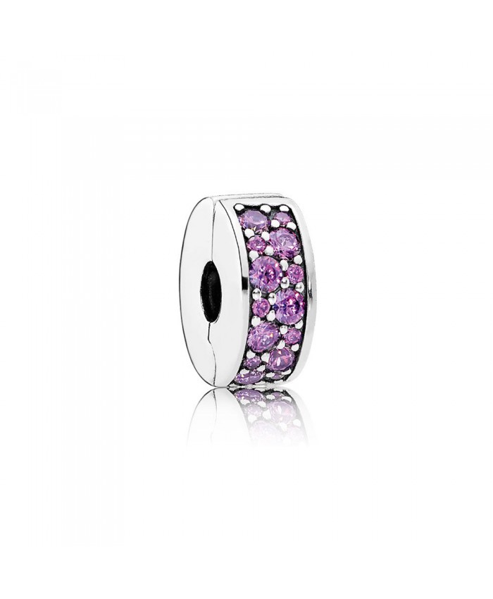 Pandora Shining Elegance Clip, Fancy Purple CZ