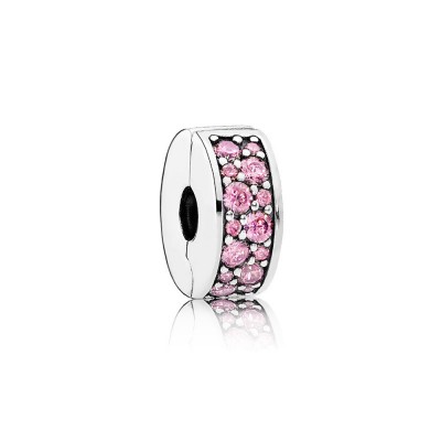 Pandora Shining Elegance Clip, Pink CZ