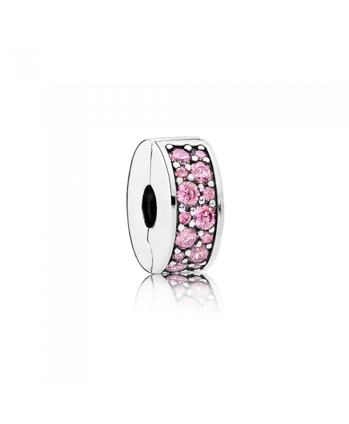 Pandora Shining Elegance Clip, Pink CZ