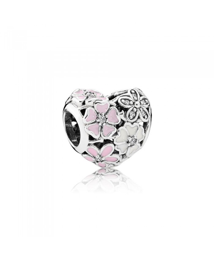 Pandora Poetic Blooms, Mixed Enamels & Clear CZ